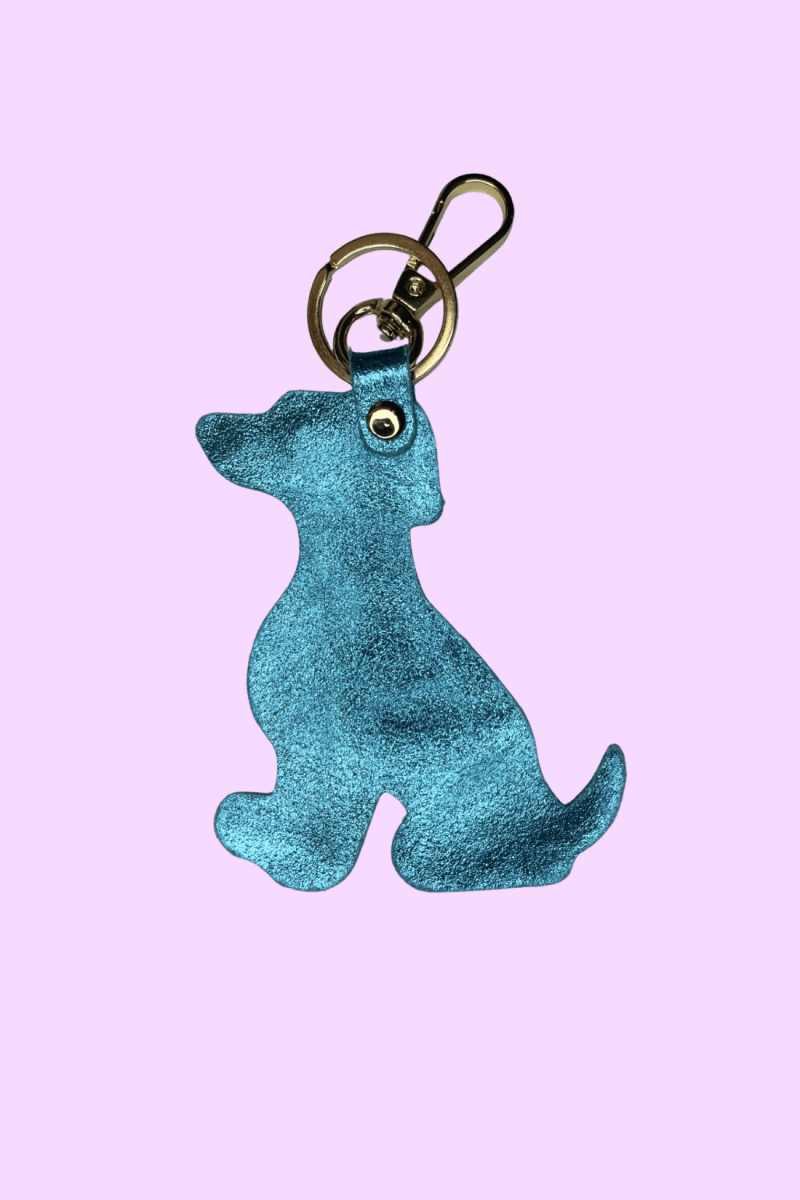 Charm - Portachiavi Cane Vera Pelle - Variante C1 - YULUBAGS