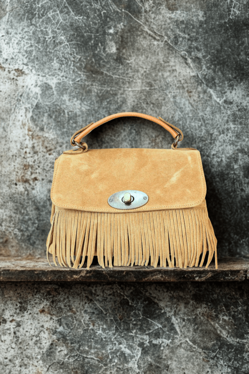 Borsa in vera Pelle Camoscio