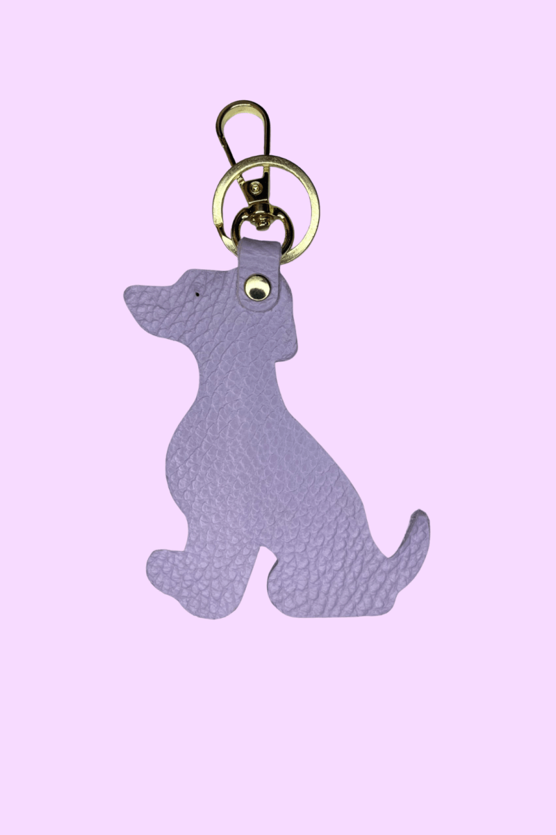 Charm - Portachiavi Cane Vera Pelle - Variante C3 - YULUBAGS