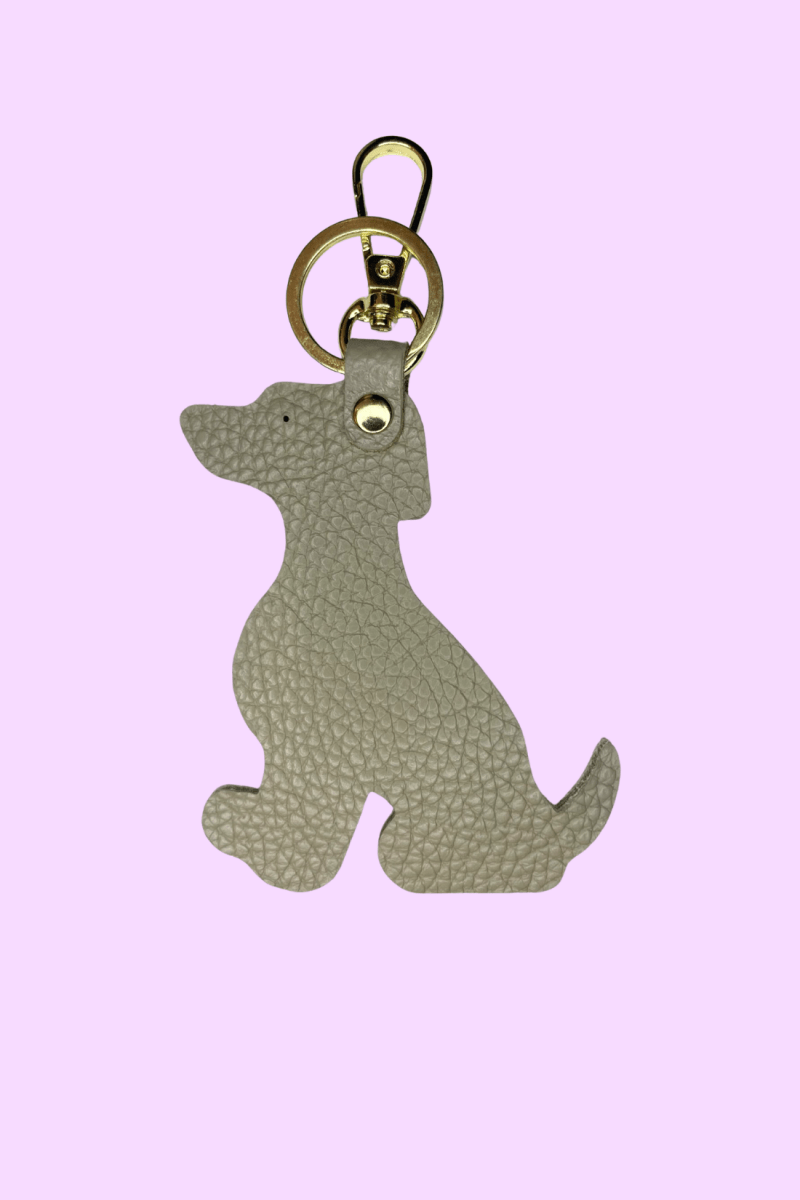 Charm - Portachiavi Cane Vera Pelle - Variante C4 - YULUBAGS