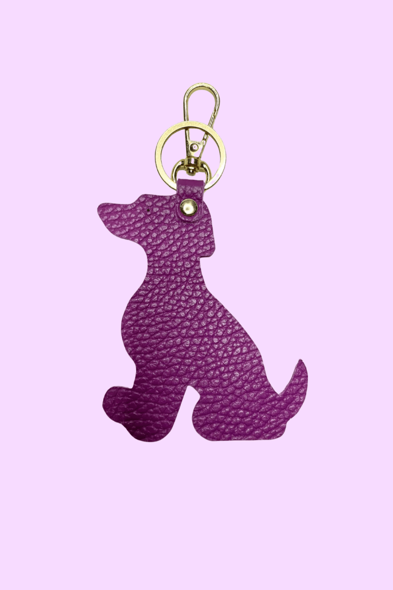 Charm - Portachiavi Cane Vera Pelle - Variante C13 - YULUBAGS