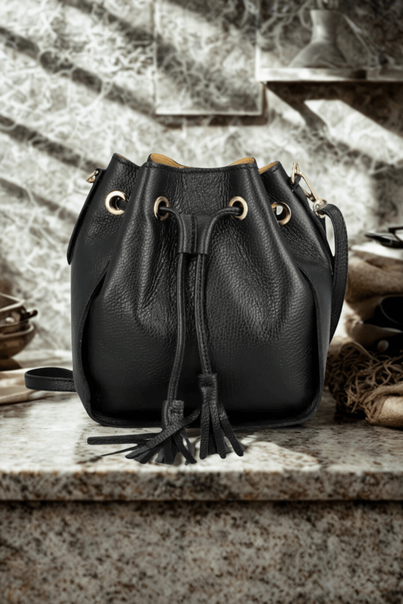 Damen Tasche Italienische Handtaschen Vera Pelle Vera Italy Vera