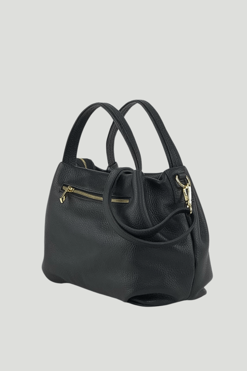 Aurora Echtledertasche Weiches Leder Schwarz - Main Image