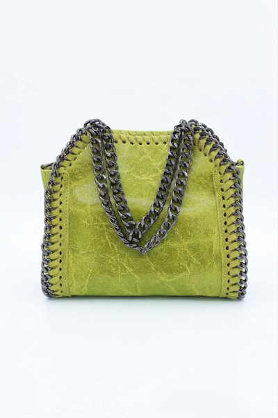 Elettra - Pelle spazzolata iconica d'avanguardia - Colore Verde