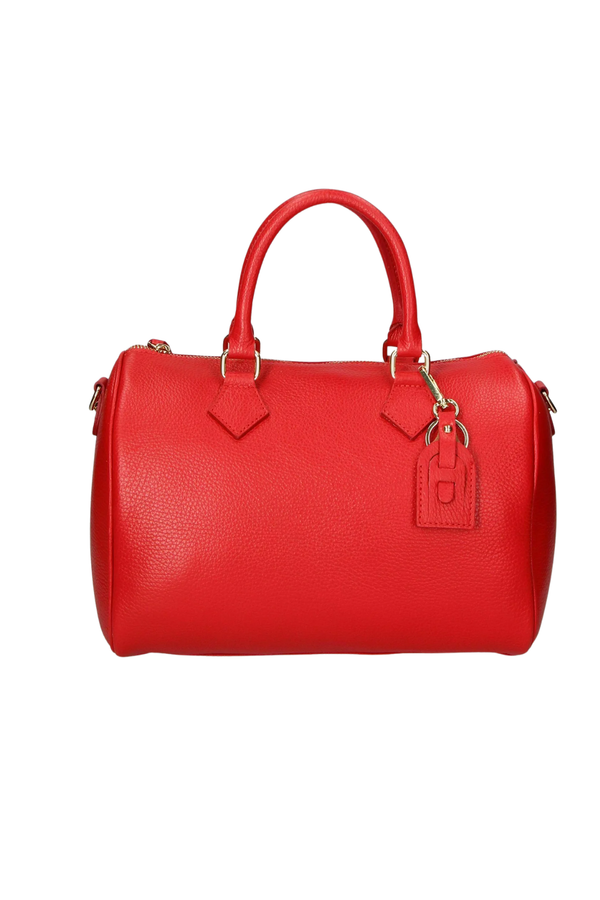 Avventura - Borsa Bauletto in vera Pelle - Colore Rosso