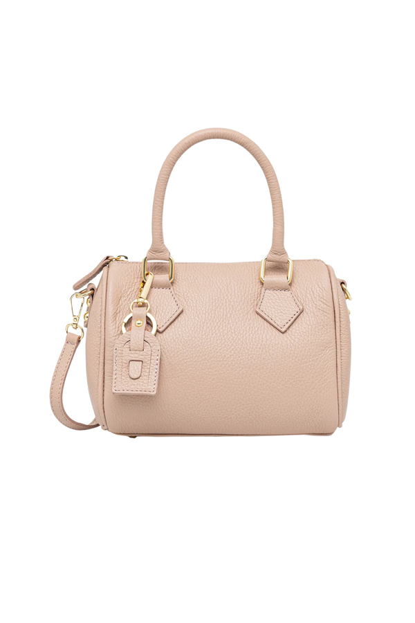 Avventura Mini - Bauletto Morbido a mano e tracolla - Colore Rosa Cipria