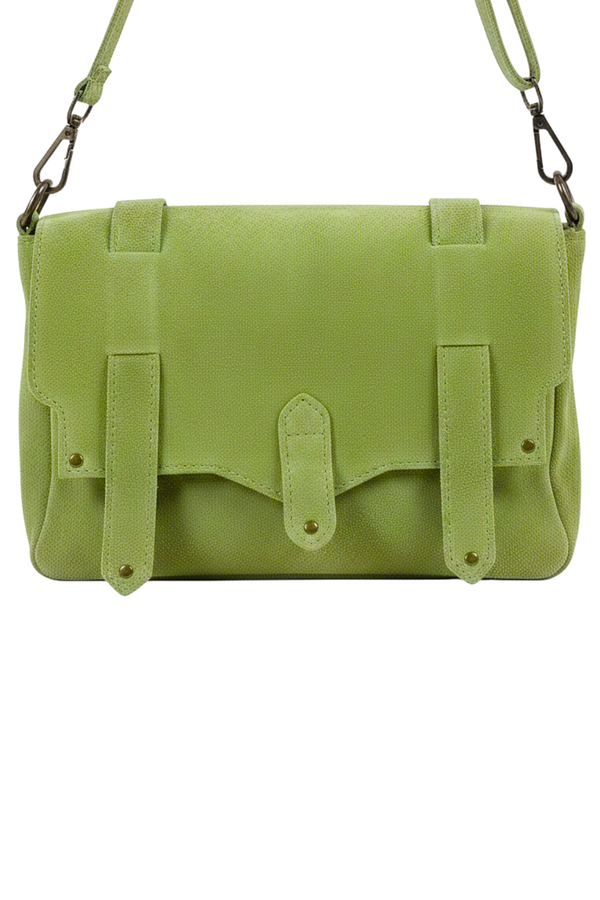 Armonia - Vera Pelle Postina camoscio – colore Verde