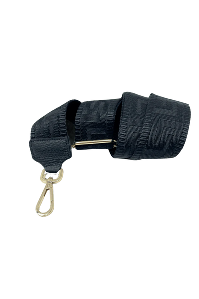 Tracolla Diva - rinnova ogni borsa con un tocco di colore - Nero Full