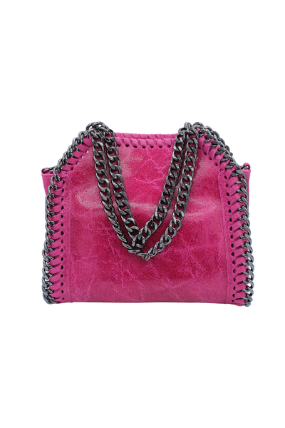 Elettra - Pelle spazzolata iconica d'avanguardia - Colore Fucsia