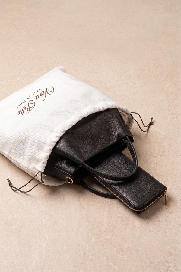 Kit Exclusive Aurora & Allegra - Borsa a Mano/Tracolla e Portafoglio - colore Nero