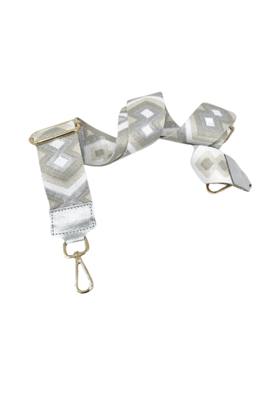 Tracolla Diva - rinnova ogni borsa con un tocco di colore - Laminata Argento