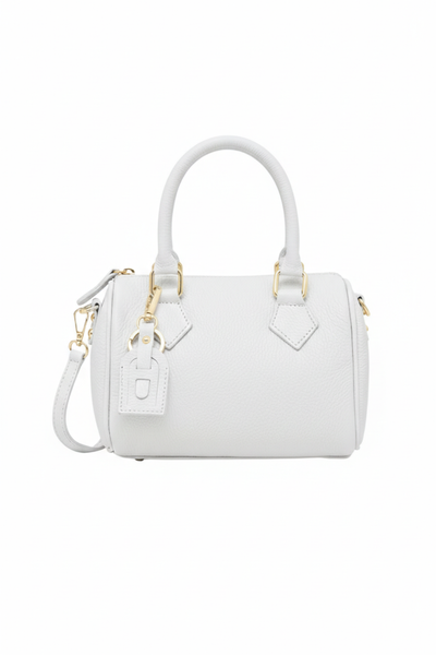 Avventura Mini - Bauletto Morbido a mano e tracolla - Colore Bianco