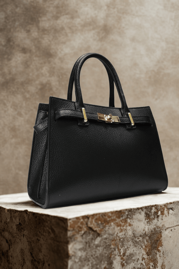 Borsa "Idra" - Sobrietà raffinata - Colore Nero - YULUBAGS