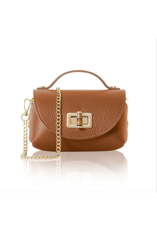 Zefira - Mini Bag elegantissima - Colore Cuoio