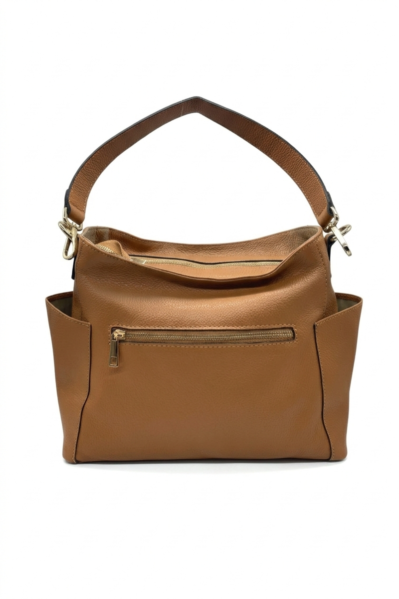 Adelaide - Funzionalità e Design Multicomparto - colore Cuoio