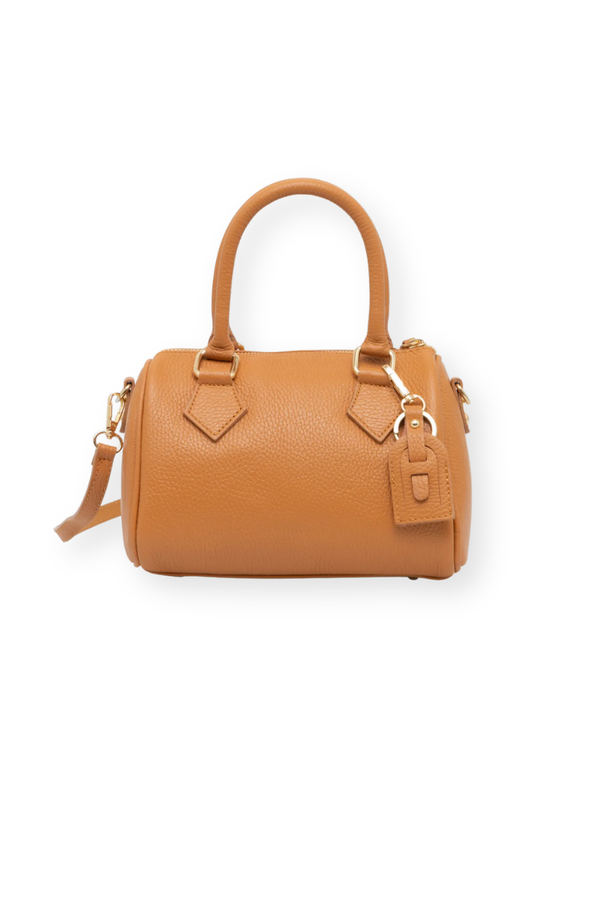 Avventura Mini - Bauletto Morbido a mano e tracolla - Colore Cuoio