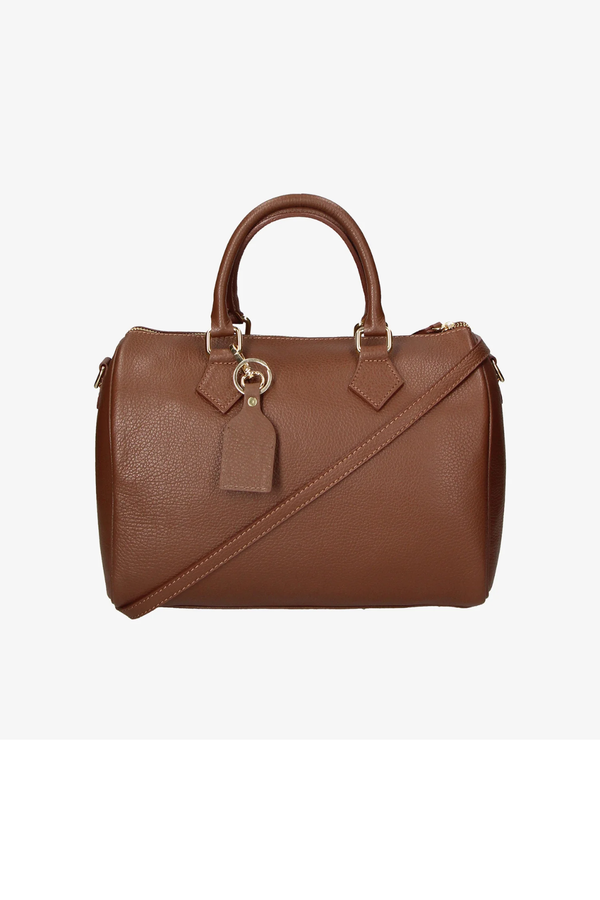 Avventura - Borsa Bauletto in vera Pelle - Colore Marrone