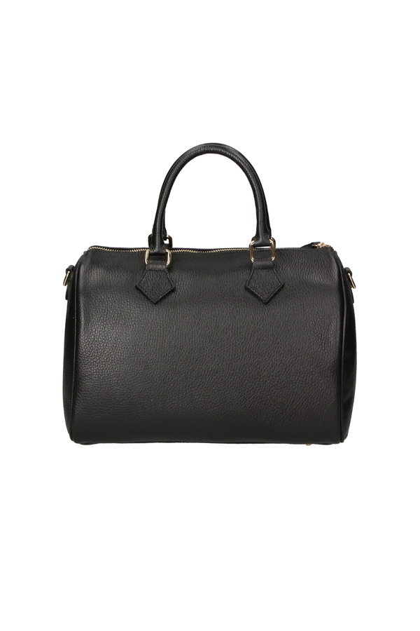 Avventura - Borsa Bauletto in vera Pelle - Colore Nero