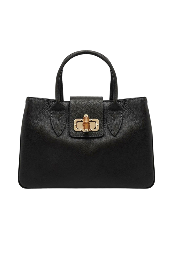 Borsa in vera Pelle "Ametista" - Elegante e Funzionale - Colore Nero