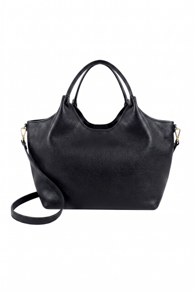 Cleo - Borsa grande formato in morbida pelle - colore Nero