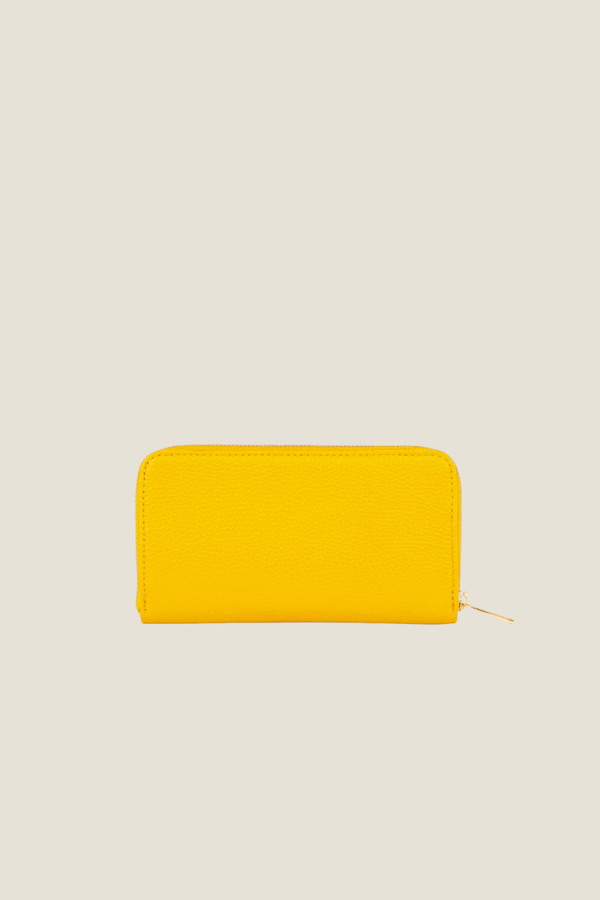 Portafoglio in vera Pelle "Allegra" - Misura L - Colore Giallo - YULUBAGS