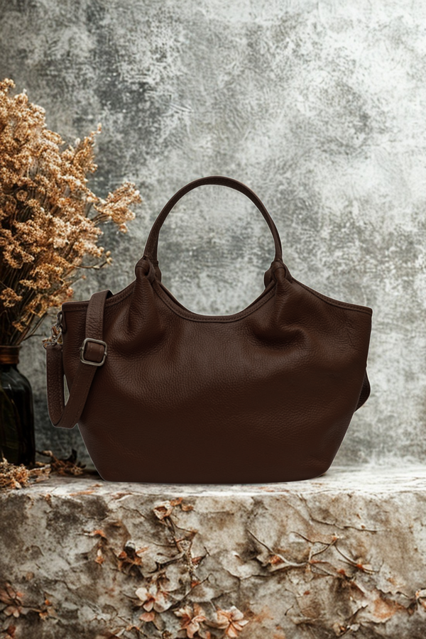 Ines – Design vintage uso quotidiano e occasioni speciali- Colore Testa di Moro