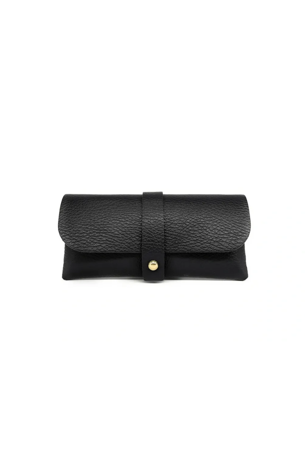 Custodia Porta Occhiali - Eleganza Quotidiana in Pelle - Colore Nero
