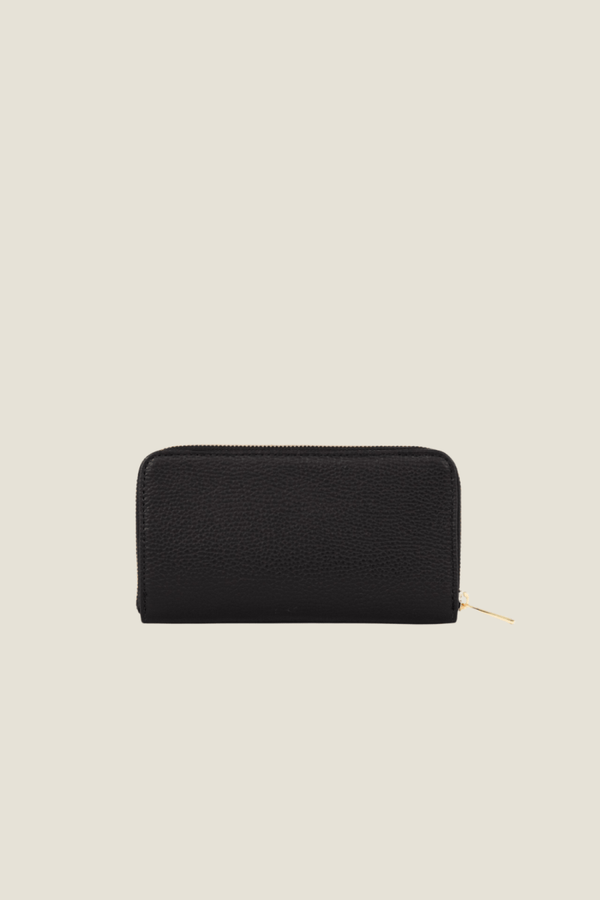 Portafoglio in vera Pelle "Allegra" - Misura L - Colore Nero - YULUBAGS