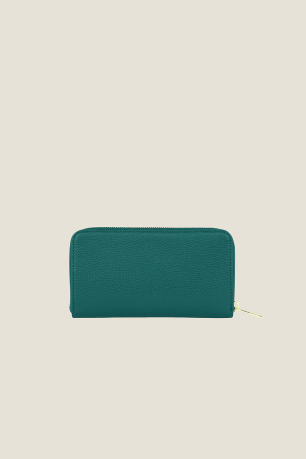 Portafoglio in vera Pelle "Allegra" - Misura L - Colore Ottanio - YULUBAGS