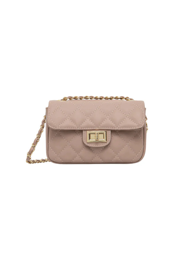 Perla Mini - Elegante pochette trapuntata - colore Rosa Cipria