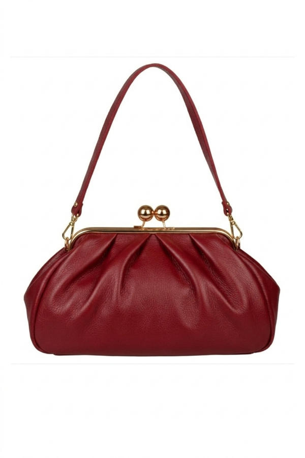 Preziosa - Fascino Retrò Morbida con due tracolle - colore Rosso